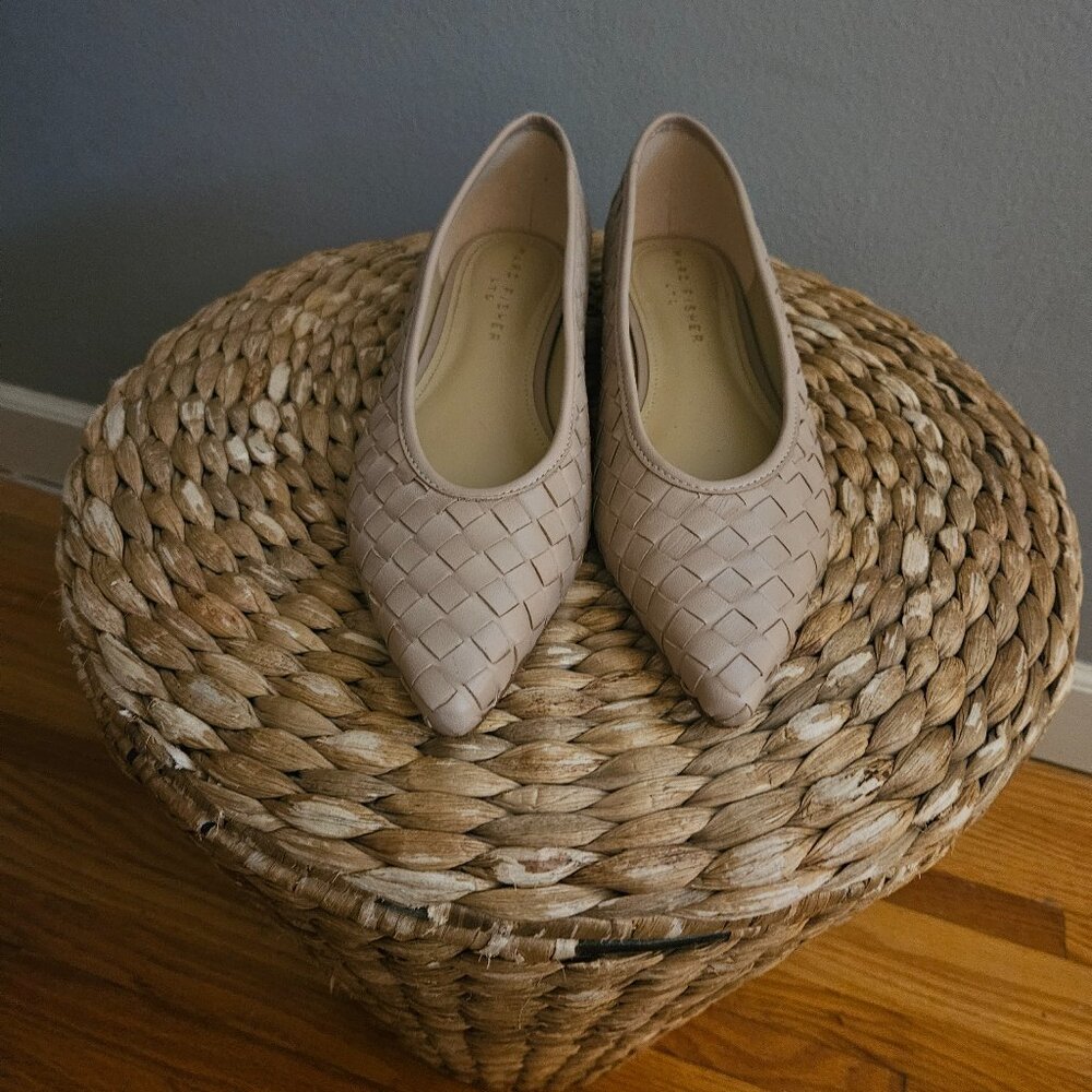 Marc Fisher Damaria Woven Flat Size 8